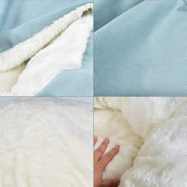 Orthopedic Dog Bed with Hooded Blanket