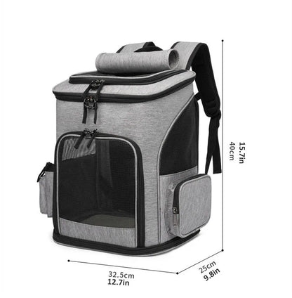 Breathable Expandable Pet Carrier Backpack