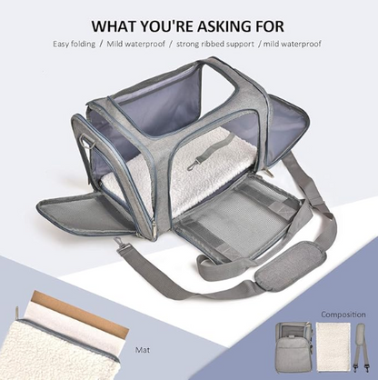Soft-Sided Travel Pet Carrier
