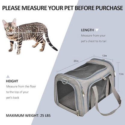 Soft-Sided Travel Pet Carrier
