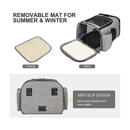 Breathable Expandable Pet Carrier Backpack