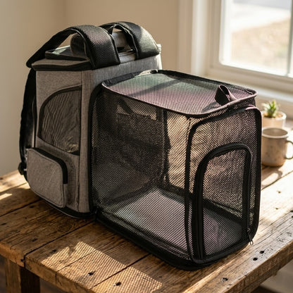 Breathable Expandable Pet Carrier Backpack